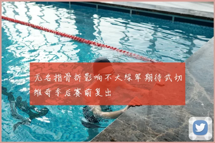 无名指骨折影响不大绿军期待武切维奇季后赛前复出