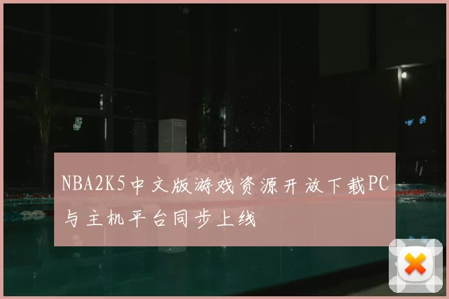 NBA2K5中文版游戏资源开放下载PC与主机平台同步上线